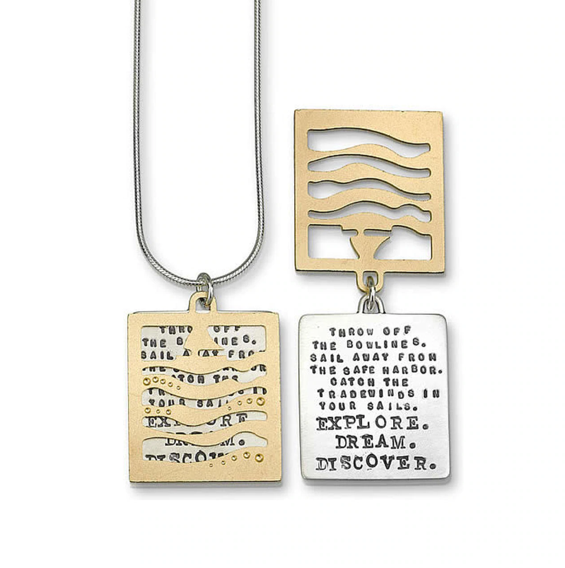Mark Twain Quote Necklace